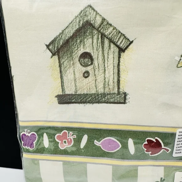 VTG Classic Disney Winnie The Pooh Evergreen Fabric Shower Curtain NIP 72 X 70 - Picture 4 of 10